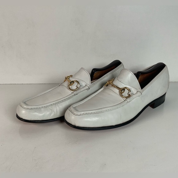 Johnston Murphy Horse Bit Loafer | Aristocraft | White | USA Made | 10.5 A